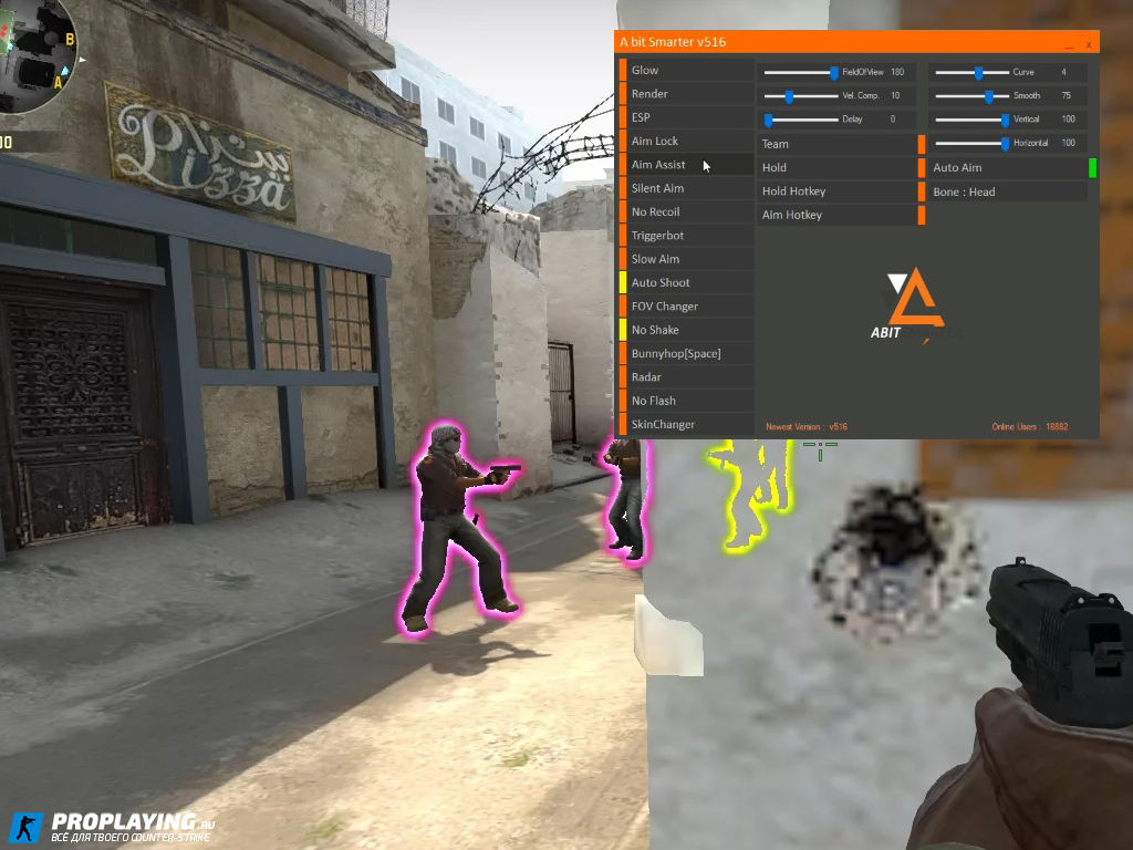 Чит «AbitSmarter» для CS:GO