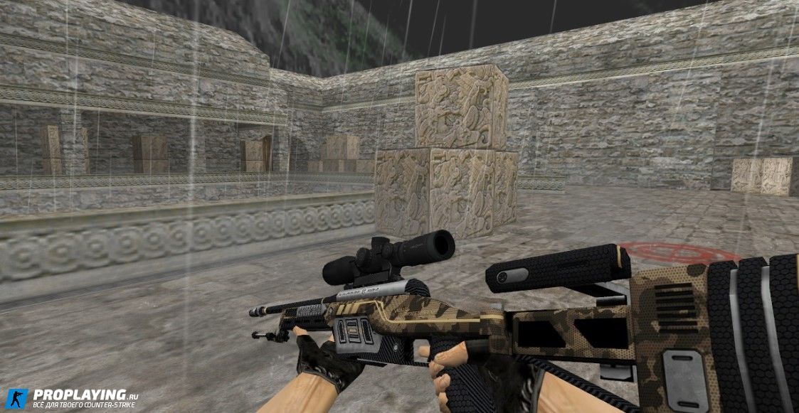 SSG 08 «Comebacker» для CS 1.6 с анимацией осмотра