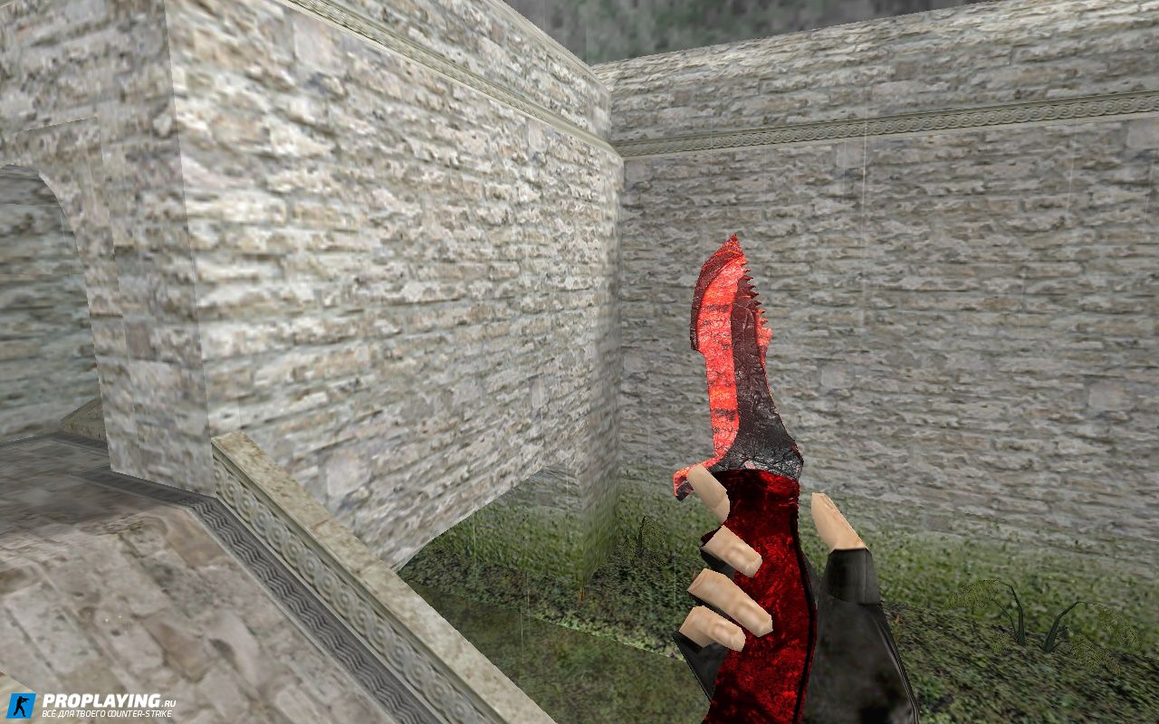 HD модель «Huntsman knife Vampire» для CS 1.6