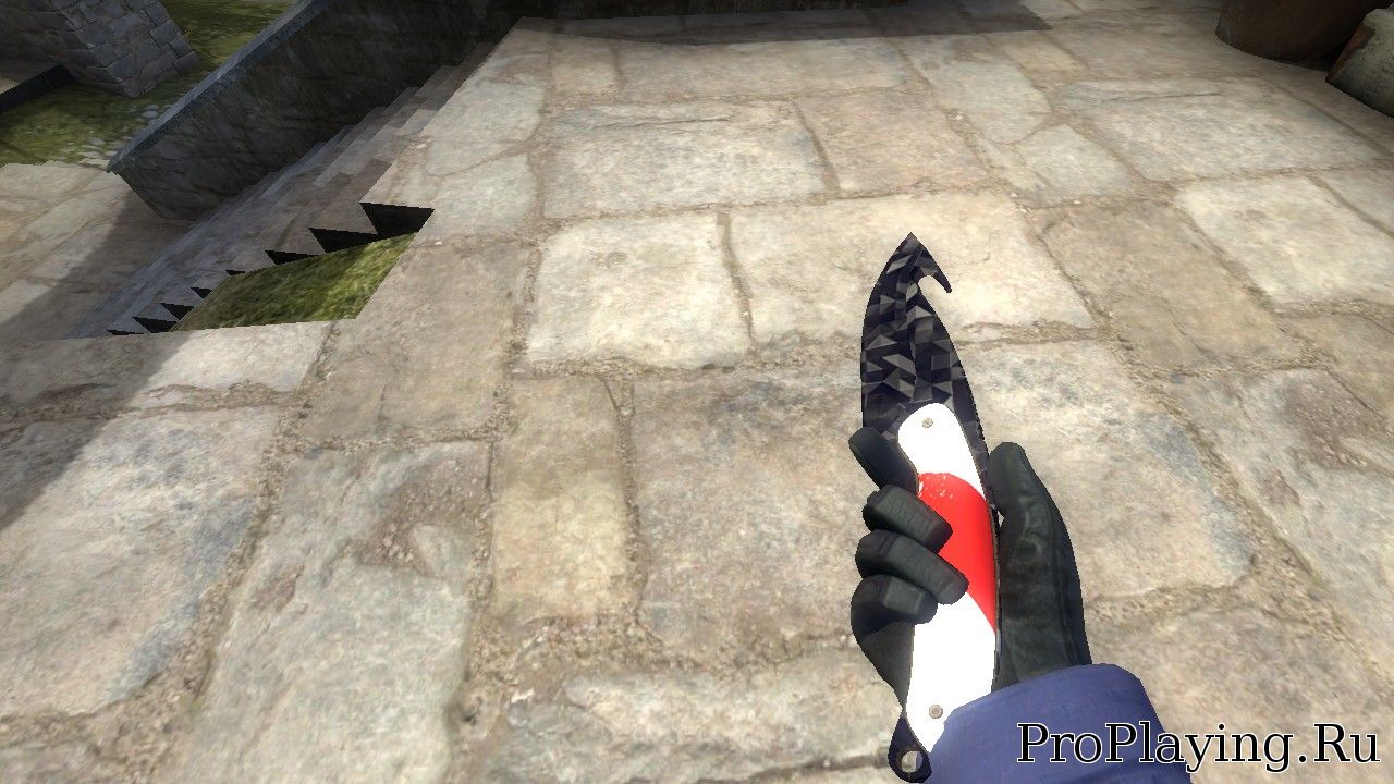 Модель ножа BlackRed Knife для CS GO
