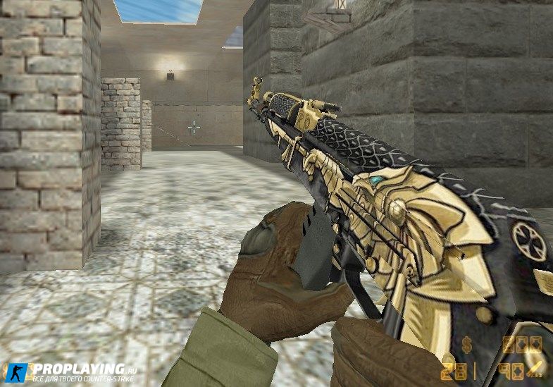 HD модель AK47 Horas для CS 1.6