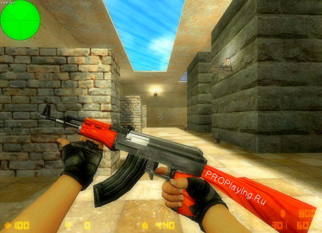 AK47 Animation CSGO для CS 1.6