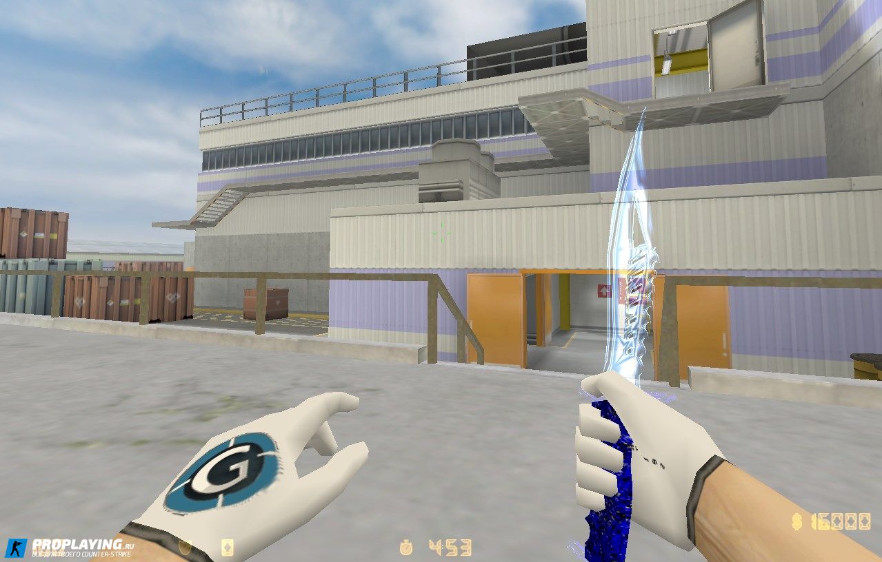 Модель полупрозрачный Ледяной Нож | Ice Knife для CS 1.6