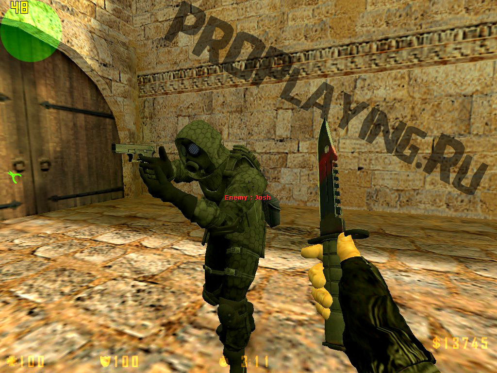 Модель Vector ResidentEvil для CS 1.6